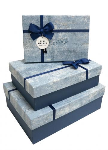Набор подарочных коробок А-61306-7 (Синий)
