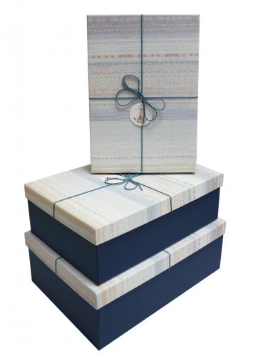 Набор подарочных коробок А-61337-5 (Синий)