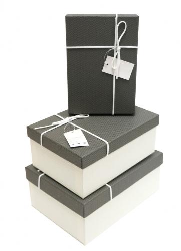 Набор подарочных коробок А-750-31 (Серый)
