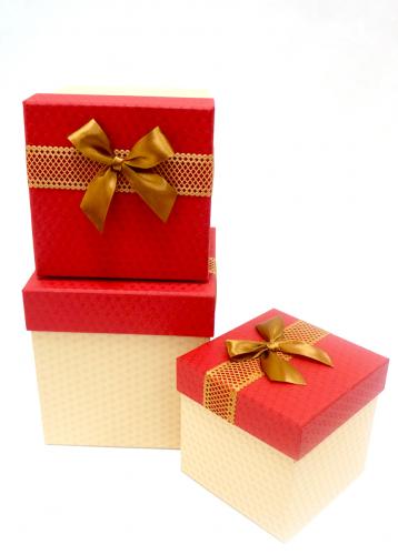 Набор подарочных коробок А-8303-13 (Красный)