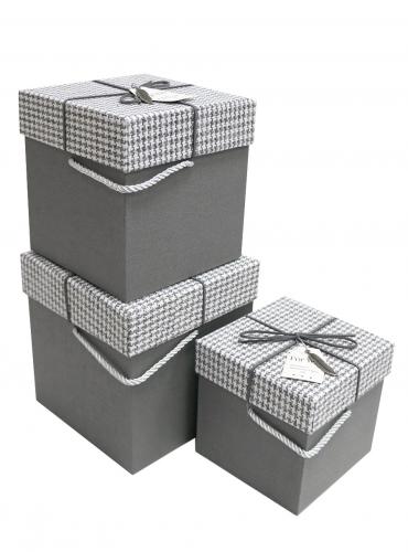 Набор подарочных коробок А-8303-35 (Серый)