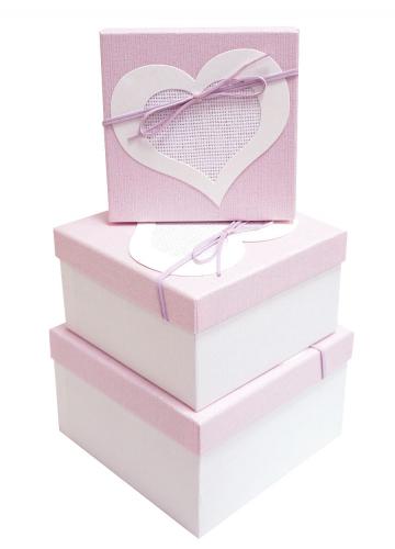 Набор подарочных коробок А-8305-14 (Розовый)