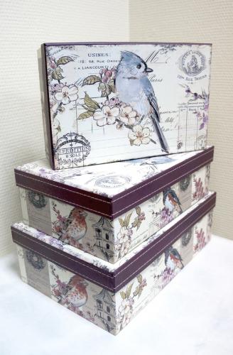 Набор подарочных коробок А-8864 (Птица)