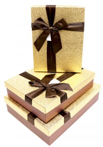 Набор подарочных коробок А-8874 (Золотой)