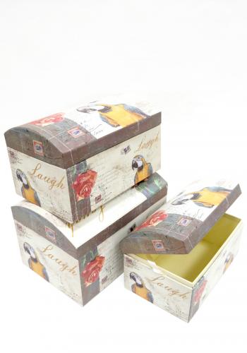 Набор подарочных коробок А-9062 (Жёлтый попугай)