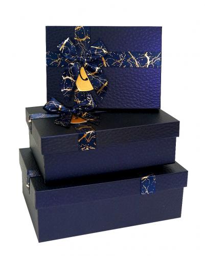 Набор подарочных коробок А-91031-12 (Синий)