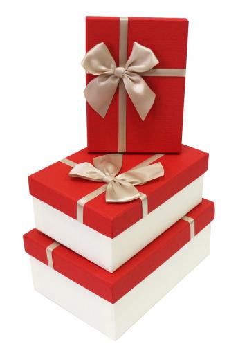 Набор подарочных коробок А-91301-110 (Красный)