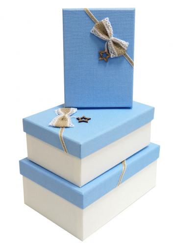 Набор подарочных коробок А-91301-127 (Голубой)