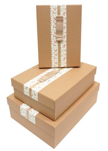 Набор подарочных коробок А-91306-38 (Бежевый)