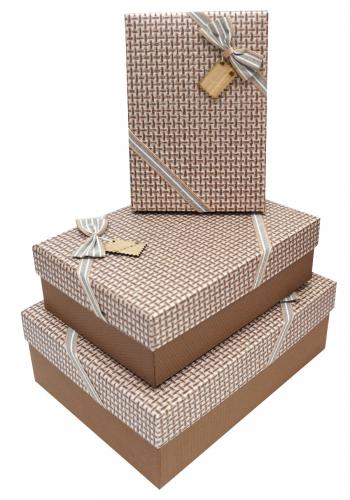 Набор подарочных коробок А-91306-39 (Коричневый)
