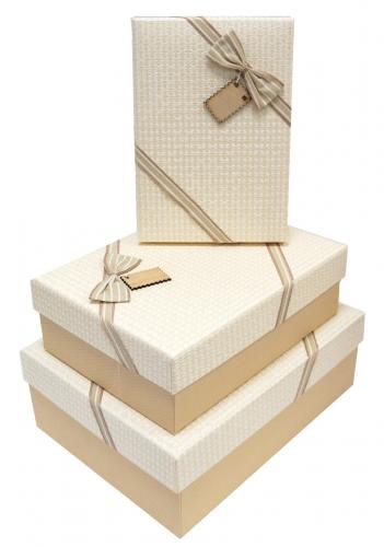 Набор подарочных коробок А-91306-39 (Кремовый)