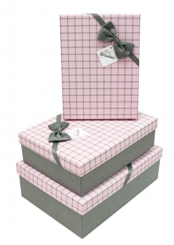 Набор подарочных коробок А-91307-116 (Розовый)