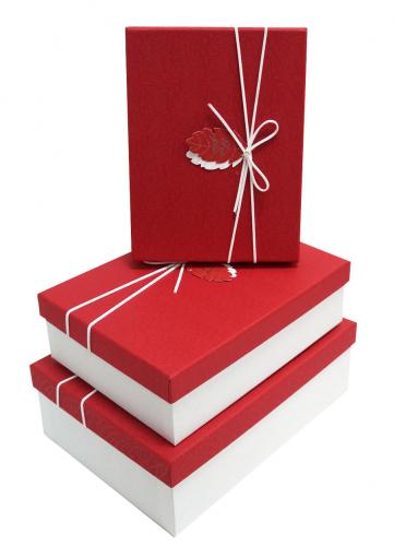 Набор подарочных коробок А-91307-131 (Красный)