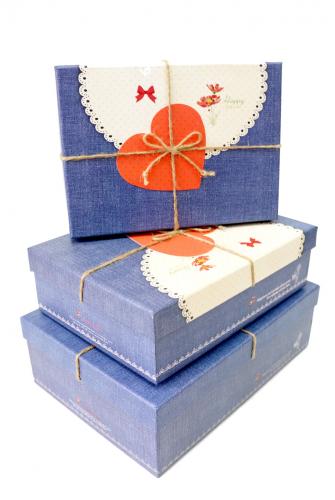 Набор подарочных коробок А-91307-67 (Синий)