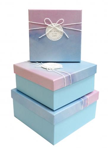 Набор подарочных коробок А-92301-128 (Голубой)