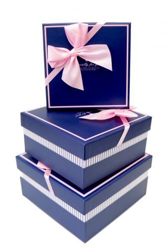 Набор подарочных коробок А-92301-55 (Синий)