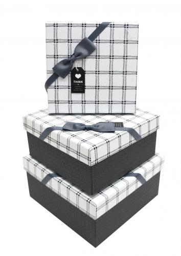 Набор подарочных коробок А-92301-85 (Белый)