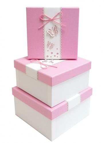 Набор подарочных коробок А-92316-16 (Розовый)