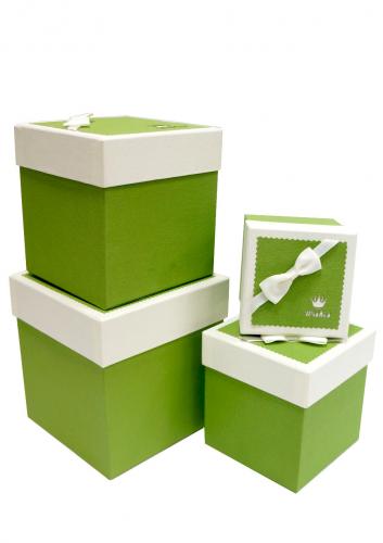 Набор подарочных коробок А-92401-1 (Зелёный)