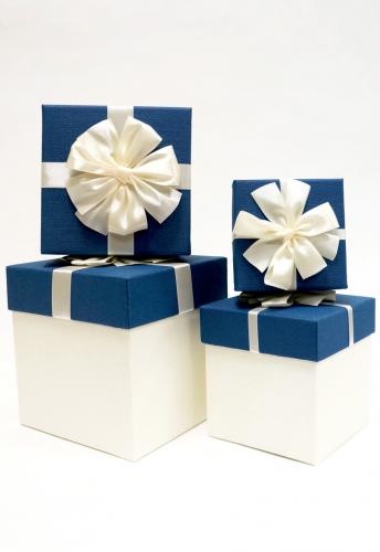 Набор подарочных коробок А-92401 (Синий)