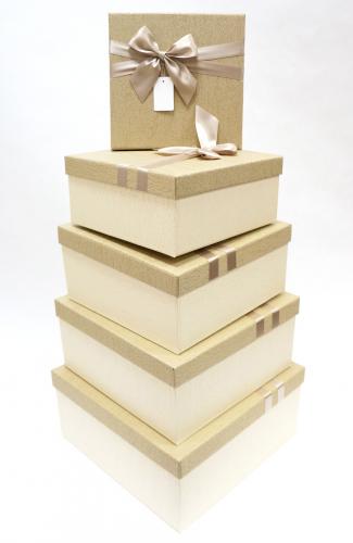Набор подарочных коробок А-92501-7 (Песочный)