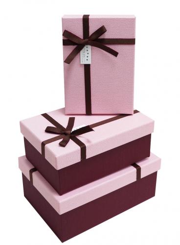 Набор подарочных коробок А-9301-105 (Розовый)