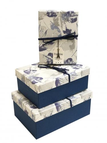 Набор подарочных коробок А-9301-124 (Синий)