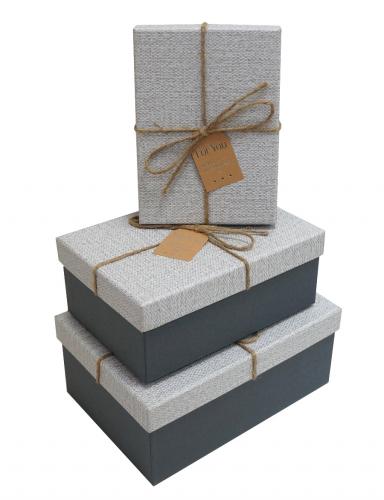 Набор подарочных коробок А-9301-133 (Серый)