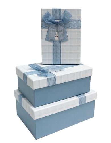 Набор подарочных коробок А-9301-152 (Голубой)