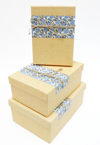 Набор подарочных коробок А-9301-71 (Голубой)