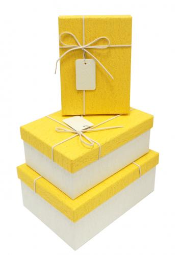 Набор подарочных коробок А-9301-76 (Желтый)