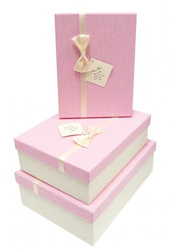 Набор подарочных коробок А-9302-69 (Розовый)