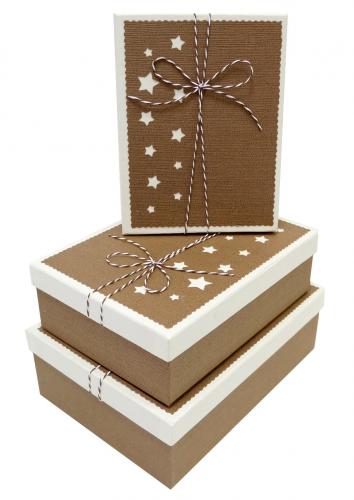 Набор подарочных коробок А-9302-75 (Коричневый)