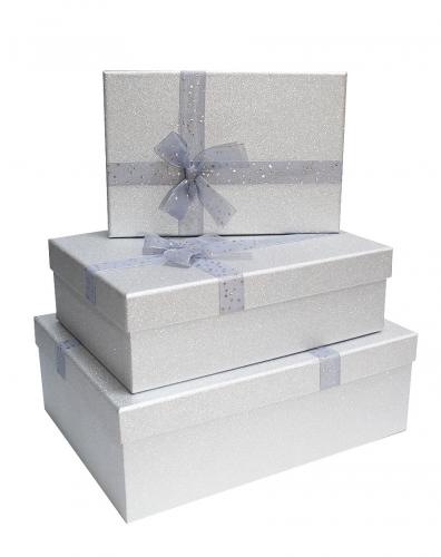 Набор подарочных коробок А-9304-2123 (Серебряный)