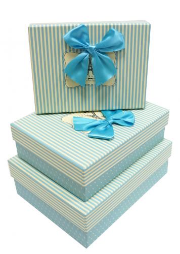 Набор подарочных коробок А-9307-5 (Голубой)
