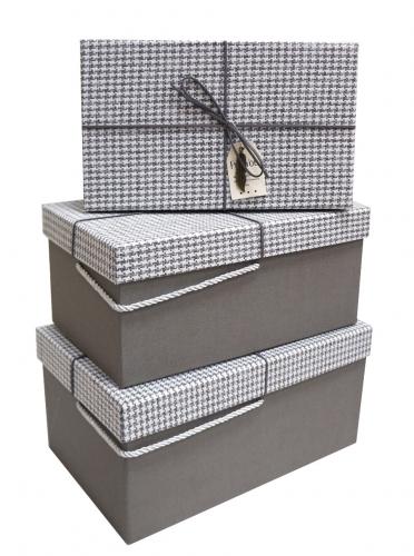 Набор подарочных коробок А-9315-23 (Серый)