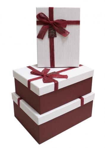 Набор подарочных коробок А-9320-18 (Бордовый)