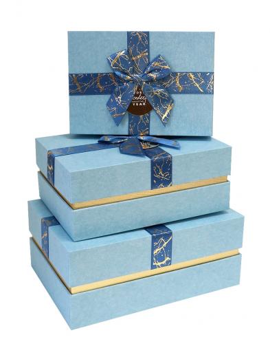 Набор подарочных коробок А-9322-1 (Голубой)
