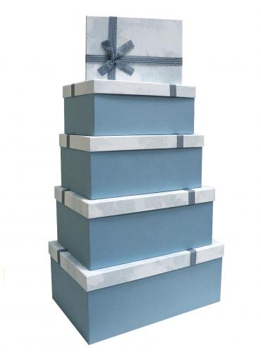 Набор подарочных коробок ГИГАНТ А-9503-2 (Серо-голубой)