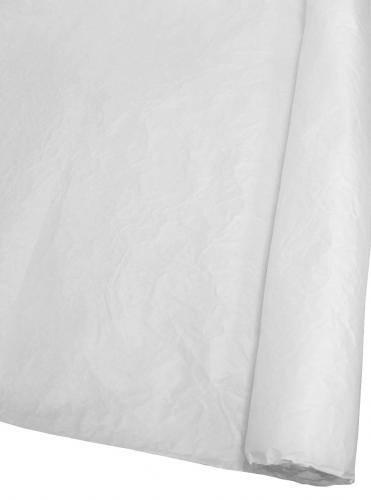 Подарочная бумага "Эколюкс" жатая в рулоне 70см х 5м (Белый)