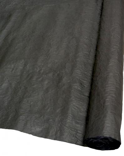 Подарочная бумага "Эколюкс" жатая в рулоне 70см х 5м (Чёрный)