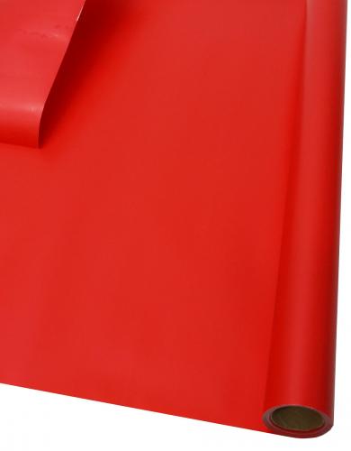 Флористическая матовая плёнка однотонная 58см*10м (Красный)