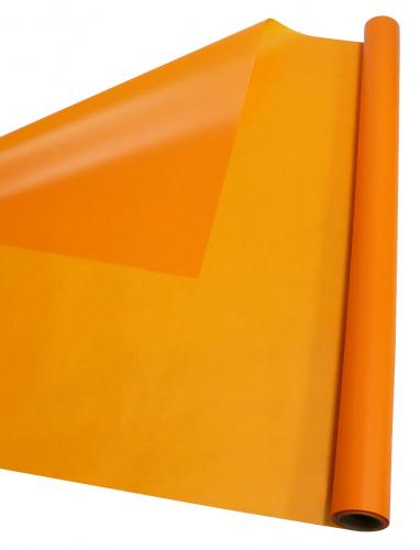 Флористическая матовая плёнка однотонная 58см*10м (Оранжевый)