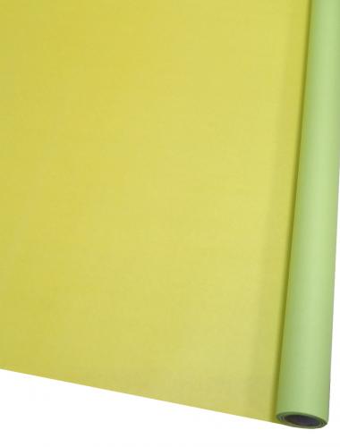 Цветная матовая бумага 70см х 9м (Салатовый/Жёлтый)