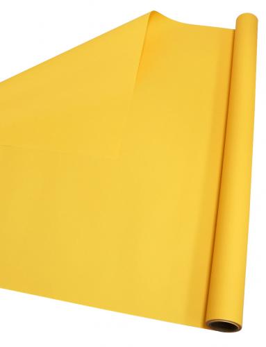 Флористическая матовая плёнка однотонная 58см*10м (Ярко-жёлтый)